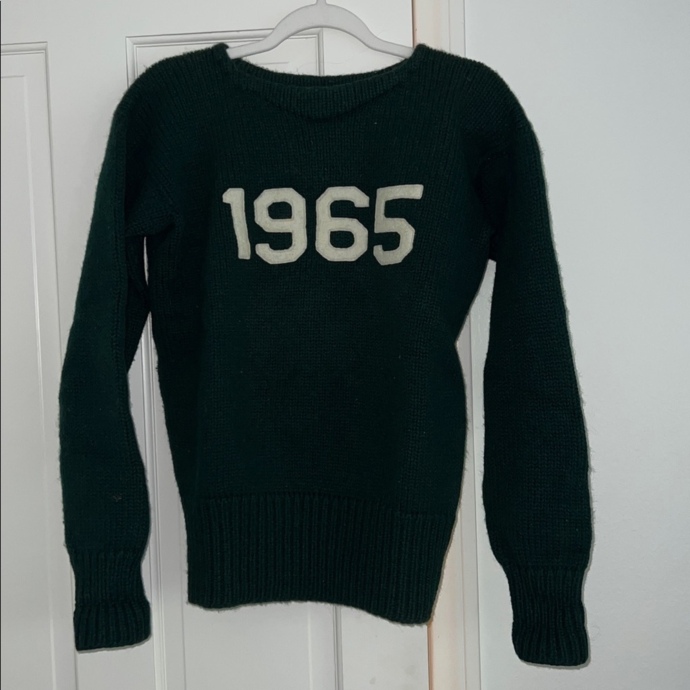 Vintage Dark Green 1965 Dartmouth Sweater